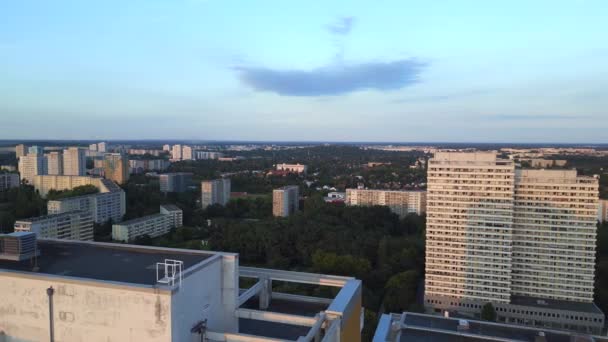 Berlin Ville Immobilier Marzahn Allemagne Bâtiment Système Panneaux Complexe Logements — Video