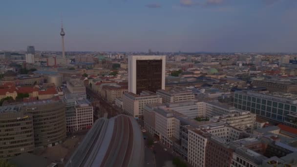 Berlin Centrum Miasta Niemcy Europie Letni Dzień 2023 Rotacja Prawej — Wideo stockowe