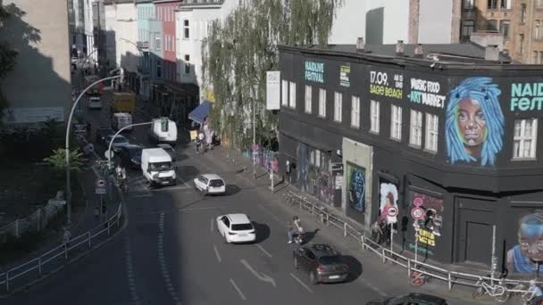 Swingerclub Sex Club Kitkat Ciudad Berlín Alemania Día Verano Dron — Vídeo de stock