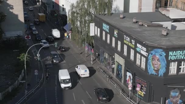 Swingerclub Sex Club Kitkat Ciudad Berlín Alemania Día Verano Drone — Vídeo de stock