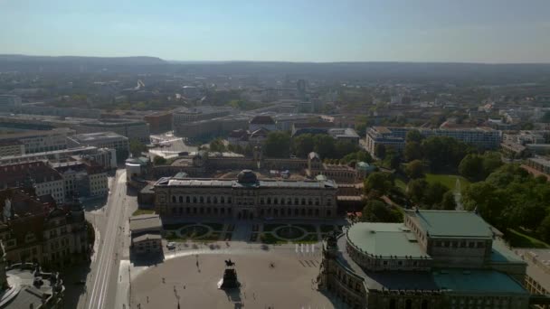 Zwinger Church Opera River City Dresden Drone 2023 Descendant Drone — Video