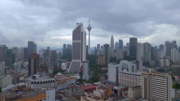 Куала Лумпур Історичний Чайнатаун Малайзія Швидкісний Пандус Гіперконтекстний Часовий Пояс — стокове відео