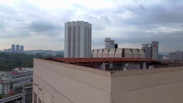 Kuala Lumpur Storica Chinatown Malesia Rotazione Drone Destro Filmati Alta — Video Stock