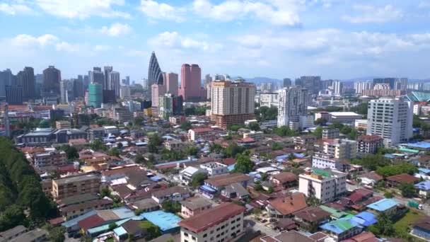 Pintasan Saloma Kota Desa Kuala Lumpur Hari Kecepatan Jalan Hyperlapse — Stok Video