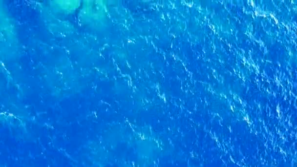 Drone Πλάνα Από Πάνω Γαλήνια Μεσογειακή Ακτογραμμή Ηλιοβασίλεμα Ιστορικό Πύργο — Αρχείο Βίντεο