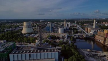 Atık yakma tesisi, yeni enerji kaynaklarına atık, atmosferi kirletmek ve iklim değişikliğine katkıda bulunmak. Ters İHA uçuşu 