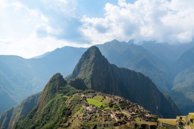 Cusco 'daki kayıp şehir, Peru' daki İnkalar 'ın Machu Kalesi