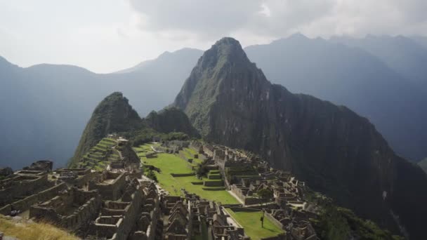 Video Verloren Stad Cusco Citadel Machu Pichu Stad Van Inca — Stockvideo