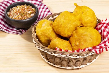 Stuffed Potato Typical Fry Of Several Latin American Countries