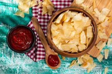 Cassava Manioc Esculenta; Fried Yuca Flakes