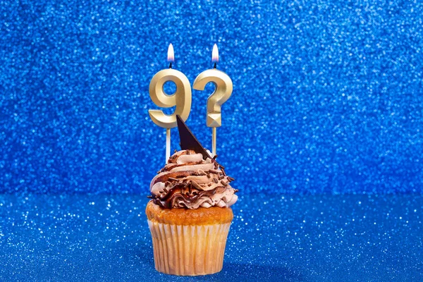 생일이나 기념일을 기념하는 번호를 케이크 — 스톡 사진