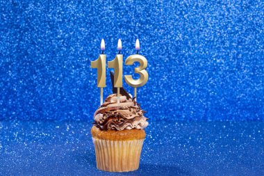 Doğum Günü veya Yıldönümü Kutlaması Numaralı Kek; 113 Numara