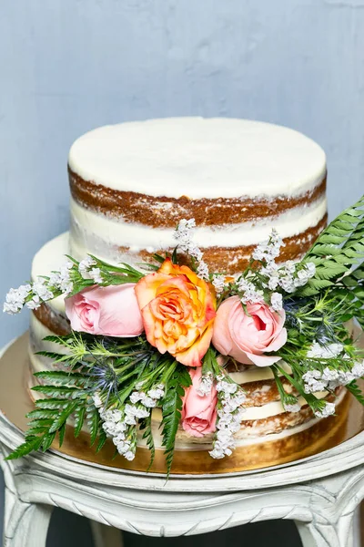 Social Events Tasty Decorated Cake Party Celebration — Stock Photo, Image