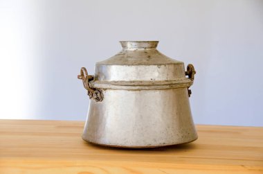 Old fashioned bronze  utensil for cooking or decorative a place