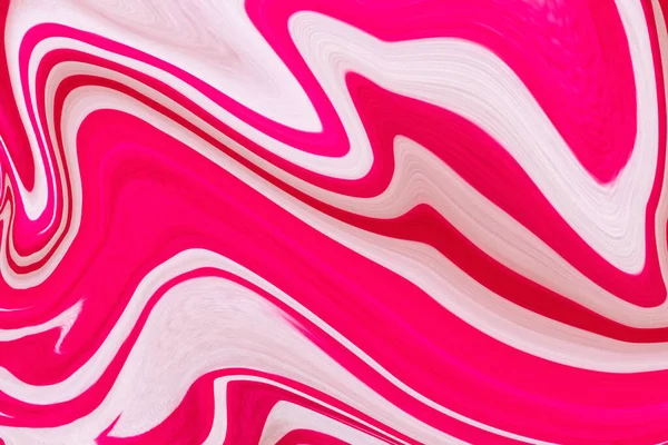 Pink and white acrylic pour color liquid marble texture. Abstract surface wallpaper.