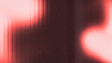 Soyut retro grunge dekoratif afiş film toz dokusu ve kırmızı ton renkleriyle. Sert renkli illüstrasyon arkaplanı.