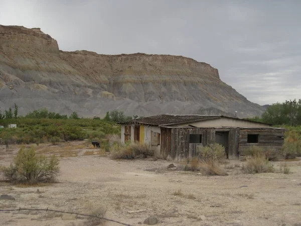 Abandoned Backcountry Ranch Building in Utah by Big Hills. High quality photo