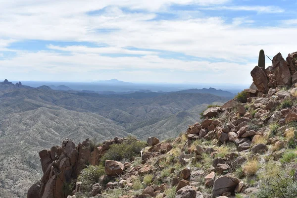 stock image Rugged Landscape, Hiking Picketpost Mountain, Arizona . High quality photo