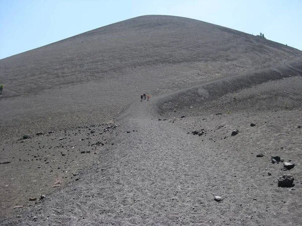 Beklimming Cinder Cone Nature Trail Lassen Vulkanisch Nationaal Park Hoge — Stockfoto