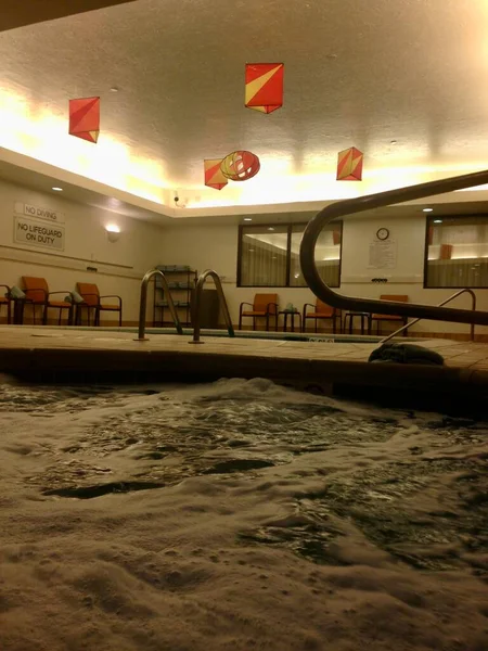 View Hotel Hot Tub Dark Pool Room High Quality Photo — Stock Photo, Image