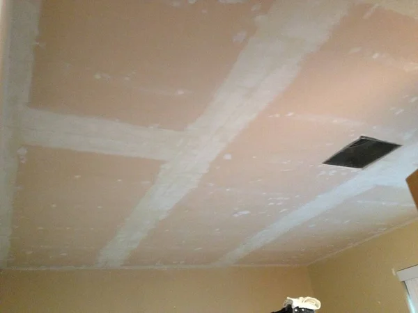 Removed the Popcorn Texture From Ceiling, Remodeling a House. High quality photo