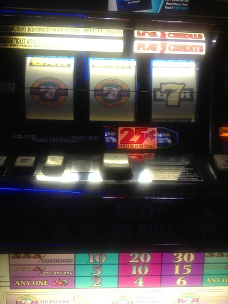 Kasino Automat Tři Symboly Starý Styl Automat Big Win Kvalitní — Stock fotografie