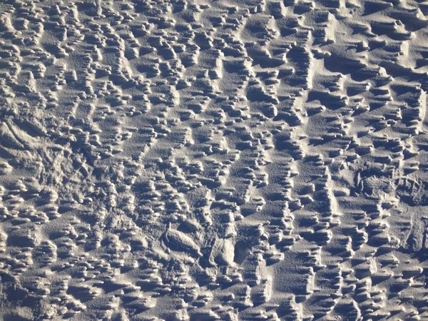 Fechar Textura Parque Nacional White Sands Novo México Foto Alta — Fotografia de Stock