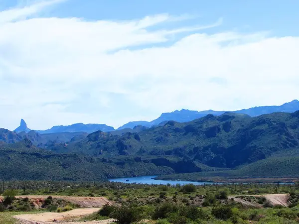 stock image Cove along the Salt River, Butcher Jones Recreation Area, Arizona. High quality photo