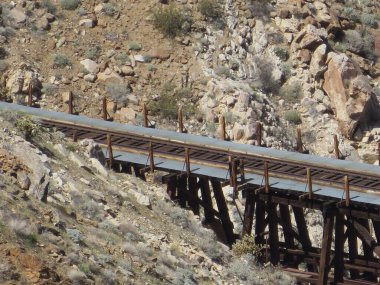 Goat Canyon Trestle, Largest Wooden Trestle, Anza Borrego Desert, California . High quality photo clipart