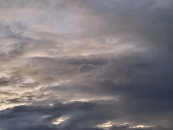 Schöner Himmel Mit Wolken Natur Hintergrund — Stockfoto