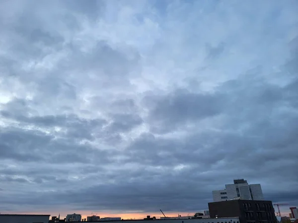 Хмари Дощовий День Місті Берлін — стокове фото