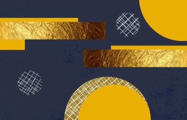 Abstract art background. Luxurious, texture background. Golden wallpaper, carpet, banners, decorative paintings. The fashion of modern art wall
