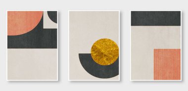 Soyut doku dizilimi. Yağlı boya, eklem geometrisi, suluboya çizimler ve altın element, arka plan. Modern baskılı takım elbise. Duvar sanatı