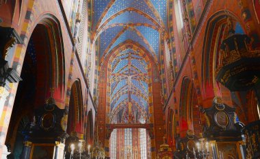 Interiior of Krakow cathedral