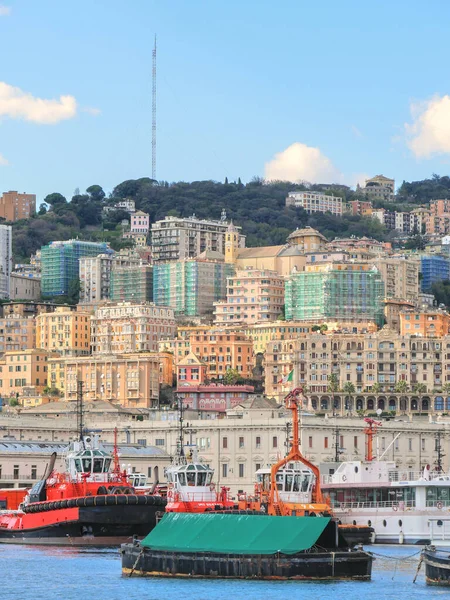 Genua Italien 2023 Boote Der Küstenwache Hafen Von Genua — Stockfoto