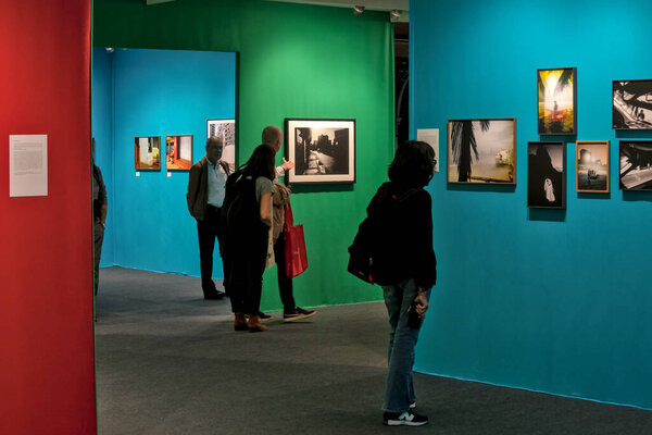 Paris, france - 10 06 2023 : Salon de la photo 2023 at the Parc de la Villette