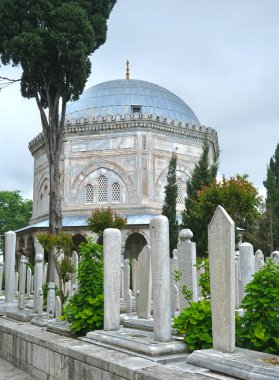 İstanbul, Türkiye - 05 09 2024: Muhteşem Süleyman 'ın Anıtmezarı, İstanbul.