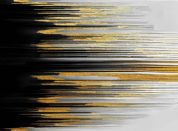 Arte Abstrata Ouro Pintura Tinta Sombras Textura Cor Moda Arte — Fotografia de Stock