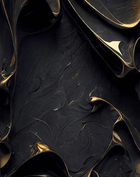 Abstrakt Textura Stíny Linie Zlatý Drát Módní Umění Zlaté Pozadí — Stock fotografie
