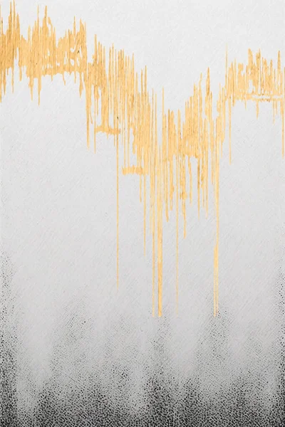 Arte Abstrata Ouro Pintura Tinta Linha Fio Ouro Sombra Textura — Fotografia de Stock