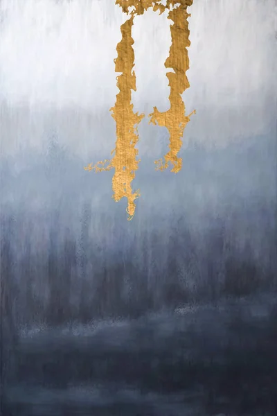 Абстрактне Мистецтво Золото Чорнило Лінія Золотий Дріт Тінь Текстура Колір — стокове фото