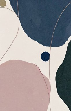 Soyut sanat geçmişi. Üç soyut duvar dekorasyonu, desen ve parlak renk seti. Çağdaş sanat. Sanat eserleri. Boya lekeleri. Boya fırçası. Modern sanat