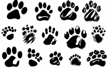 Çağdaş sanat, hayvanlar, balıklar, kuşlar, arılar, yapraklar, panda, SVG
