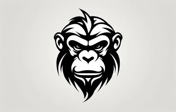 Design PNG E SVG De Animal Macaco Bonito Plana Para Camisetas