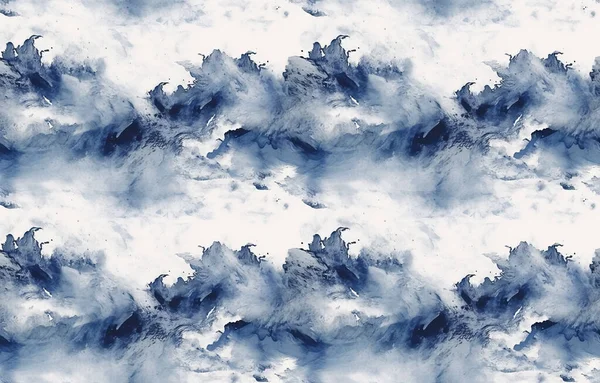 Dağ Çin Rüzgarı Kusursuz Diyagram Mürekkep Boyası — Stok fotoğraf