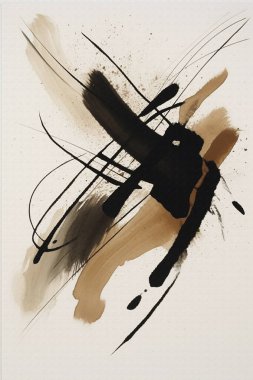 Soyut sanat geçmişi. Sözleşmeli sanat eseri. Geometri, renk kombinasyonu, altın, Vektör çizimi. Resim yapmak.