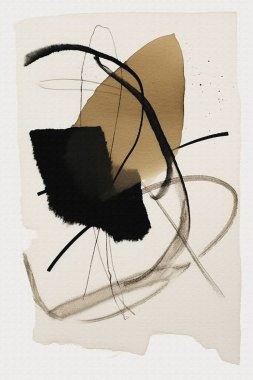 Soyut sanat geçmişi. Sözleşmeli sanat eseri. Geometri, renk kombinasyonu, altın, Vektör çizimi. Resim yapmak.