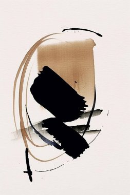 Soyut sanat geçmişi. Sözleşmeli sanat eseri. Geometri, renk kombinasyonu, altın, Vektör çizimi. Resim yapmak.