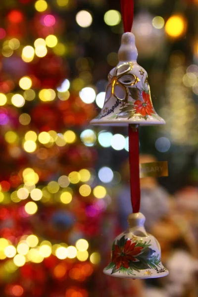 Navidad Bokeh Bell Budapest —  Fotos de Stock