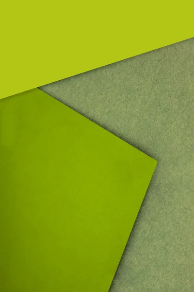 stock image Plain and Textured papers randomly laying to form M like pattern and triangle for creative cover design idea